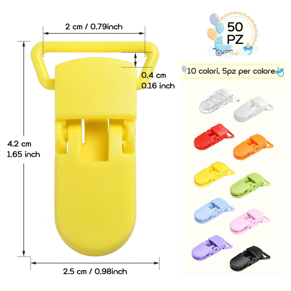 LIHAO T-shaped clips closeup showing secure gripping teeth for reliable attachments.