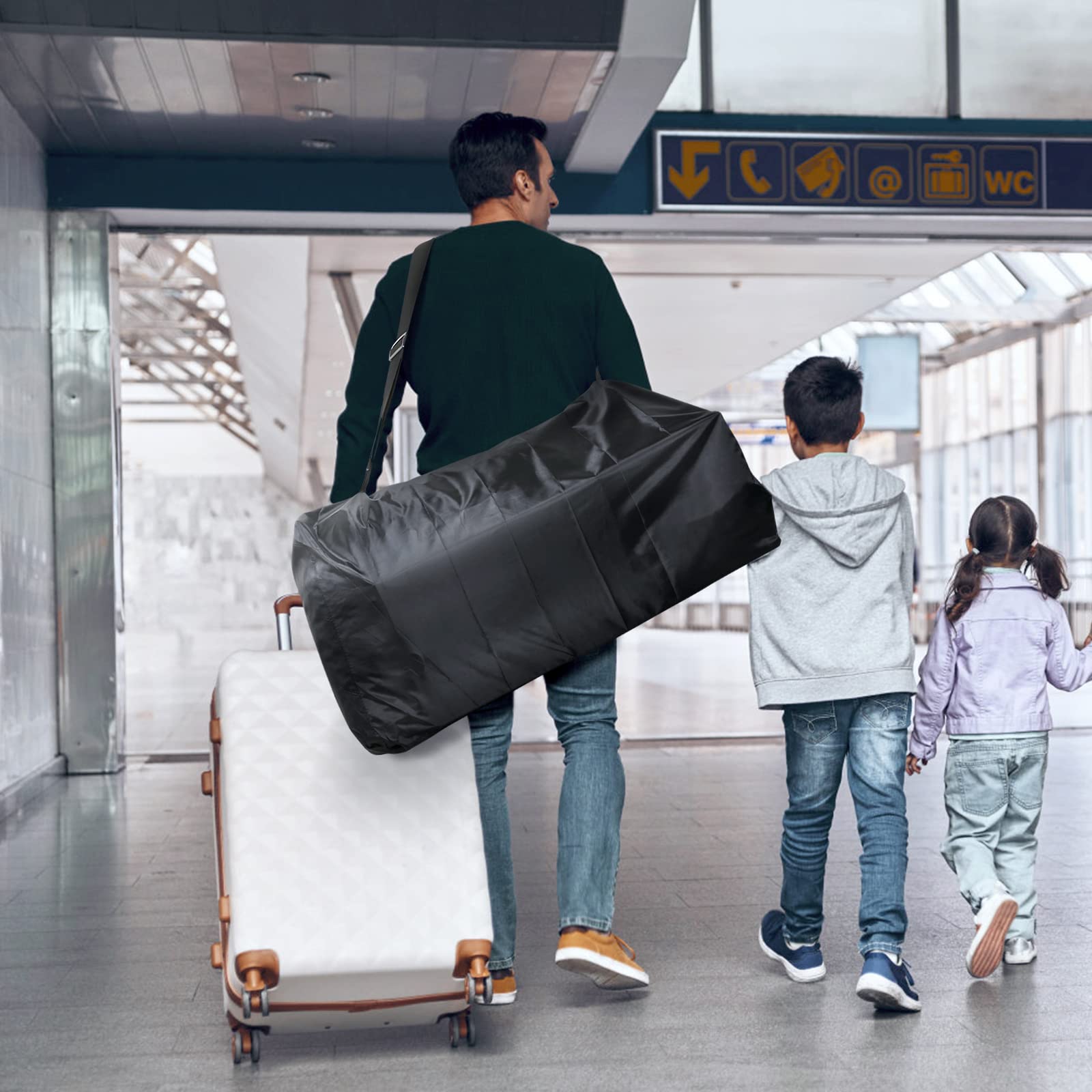 LIHAO stroller travel bag car-seat compatibility for versatile travel.