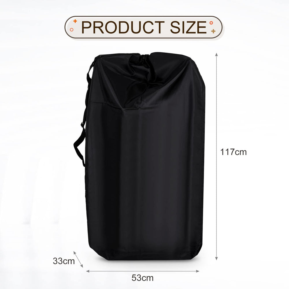 LIHAO stroller travel bag interior zippered pocket for small items on trips.