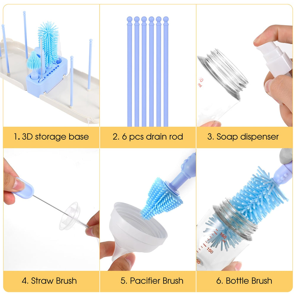 Lijroavy soap dispenser for even soap distribution during washing.