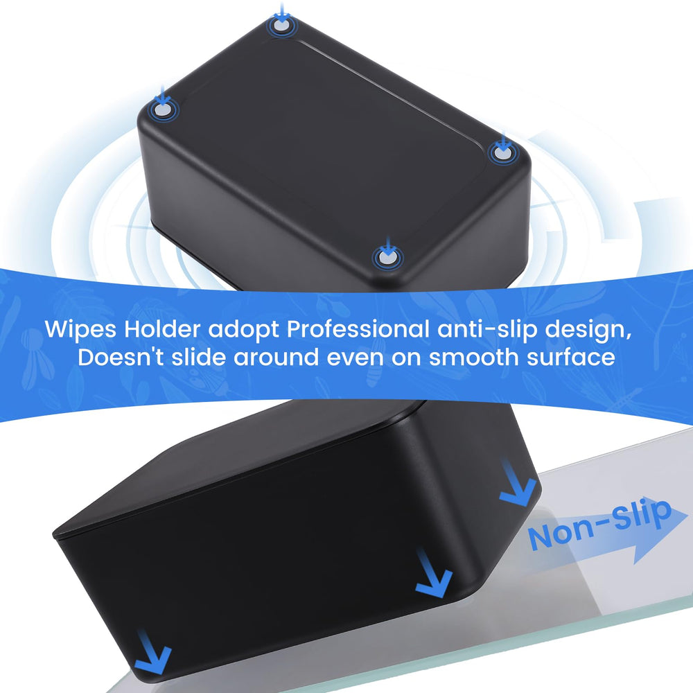 Lijroavy non-slip feet stabilize on wet or slick surfaces.
