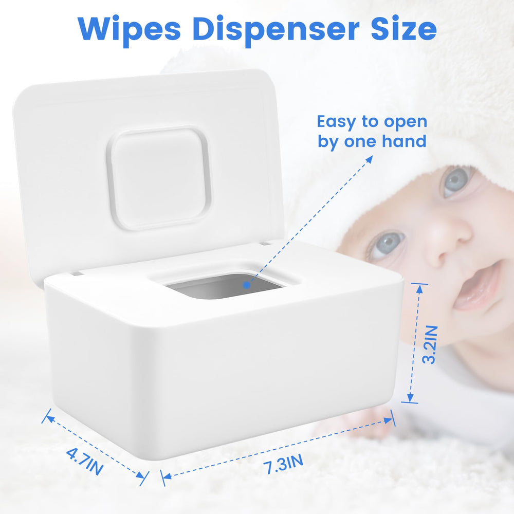 Lijroavy baby wipes dispenser features non-slip feet for stable use
