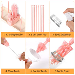 Lijroavy silicone brush head detachable—boilable for easy sanitation in busy kitchens
