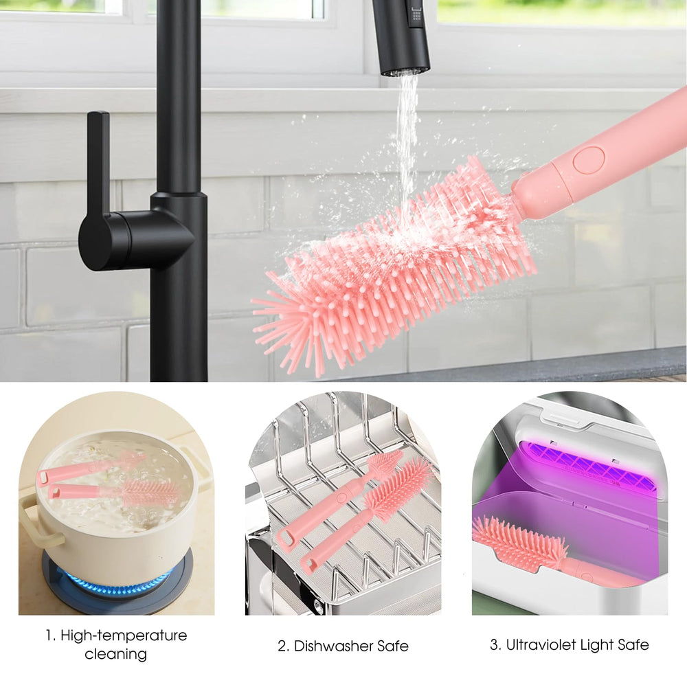Lijroavy storage box with brush—organized kit for quick cleanup