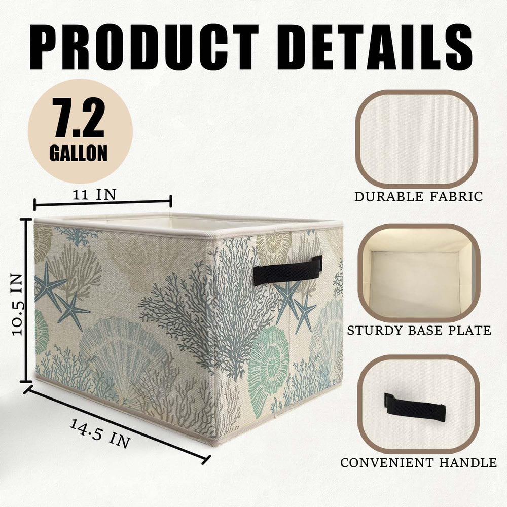Likjad coastal fold-flat storage box travel-friendly for trips.