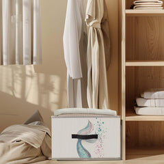 Likjad Ocean Mermaid Storage Bin full shows versatile capacity for toys, books, or clothes.