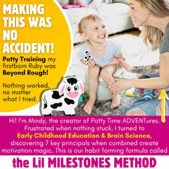 LIL ADVENTS reward stickers for daily milestones and positive behavior reinforcement in toddler routines.