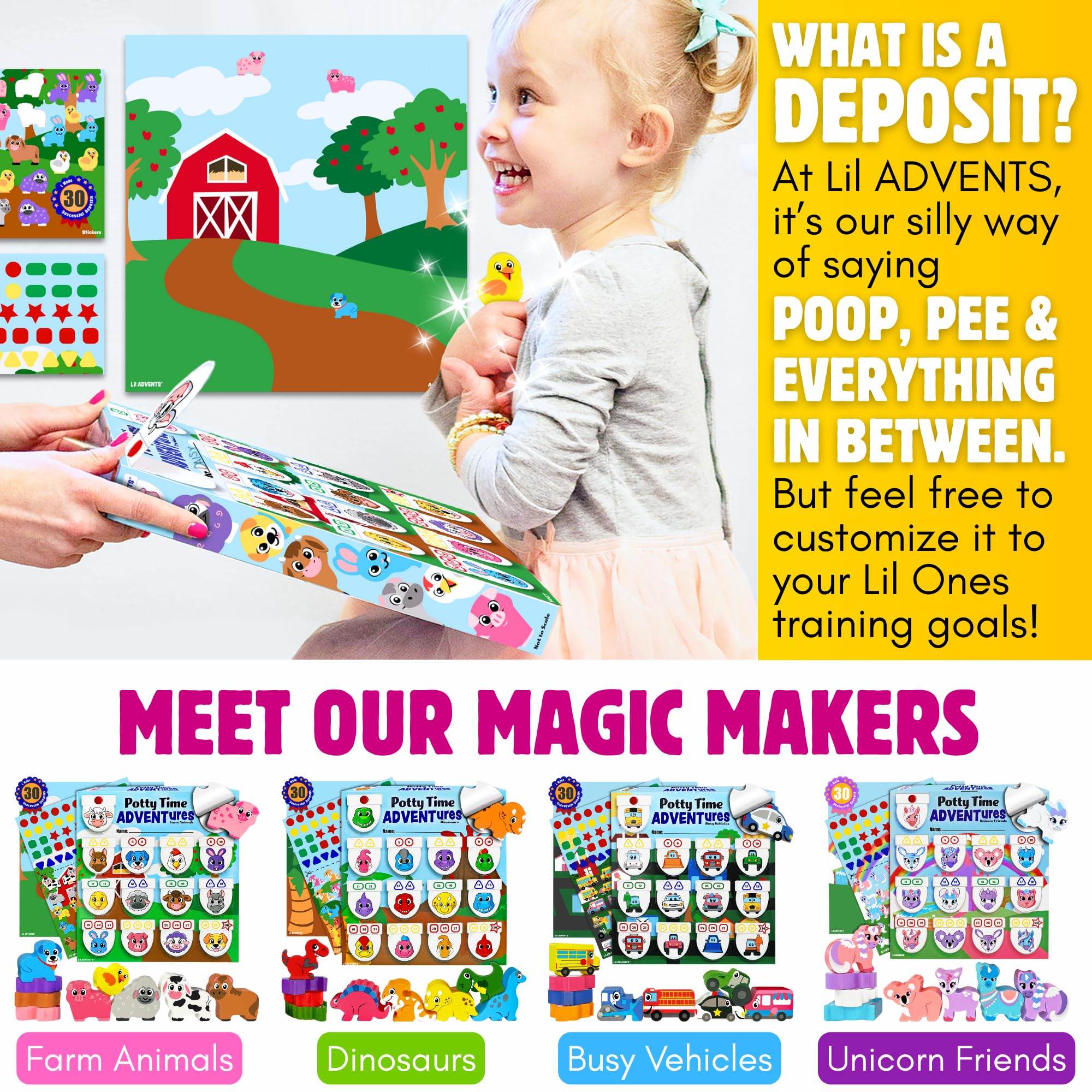 LIL ADVENTS safe durable wood emphasizes kid friendly material and lasting open ended play.