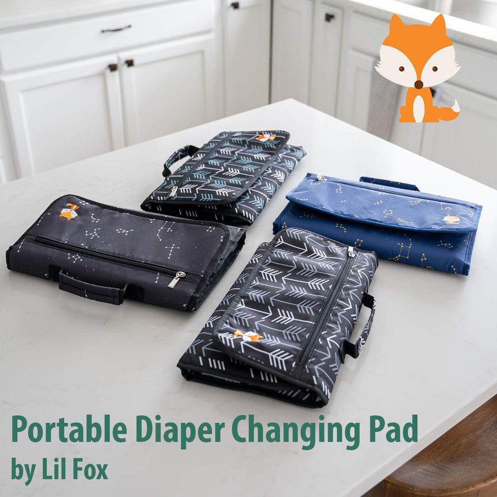Lil Fox arrow-print design suits both parents as a gender-neutral gift.