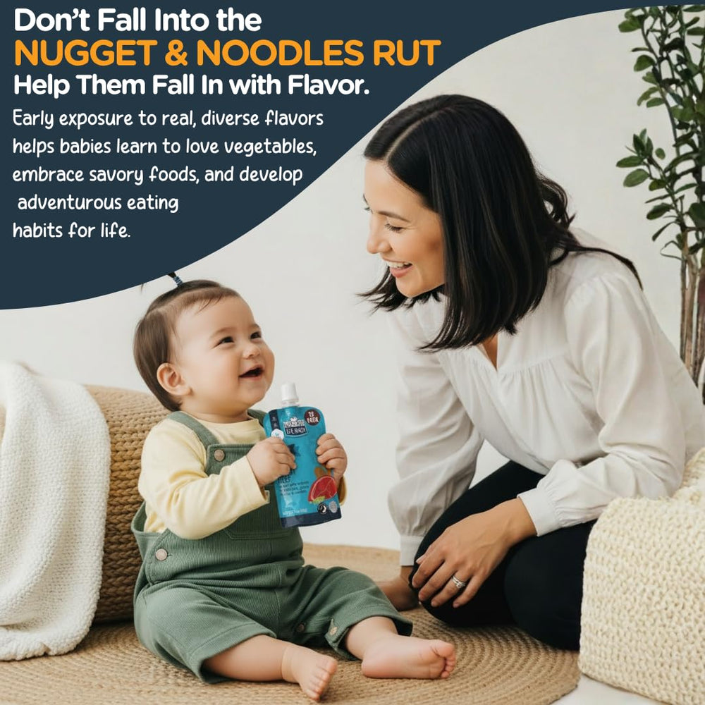 Li'l Hala no hormones label signals clean, natural ingredients for families.