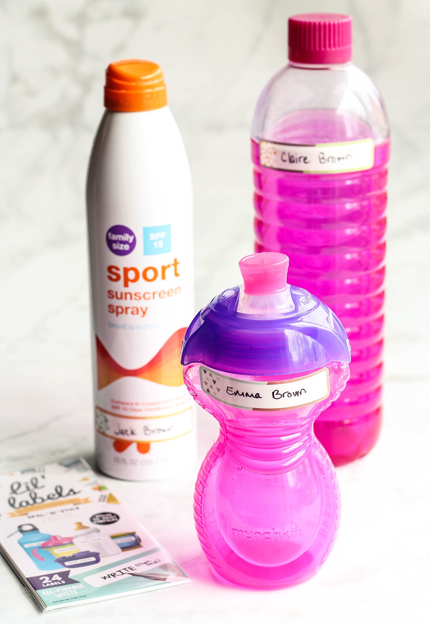 Lil' Labels USA-made quality badge on label packaging indicates trusted standards.