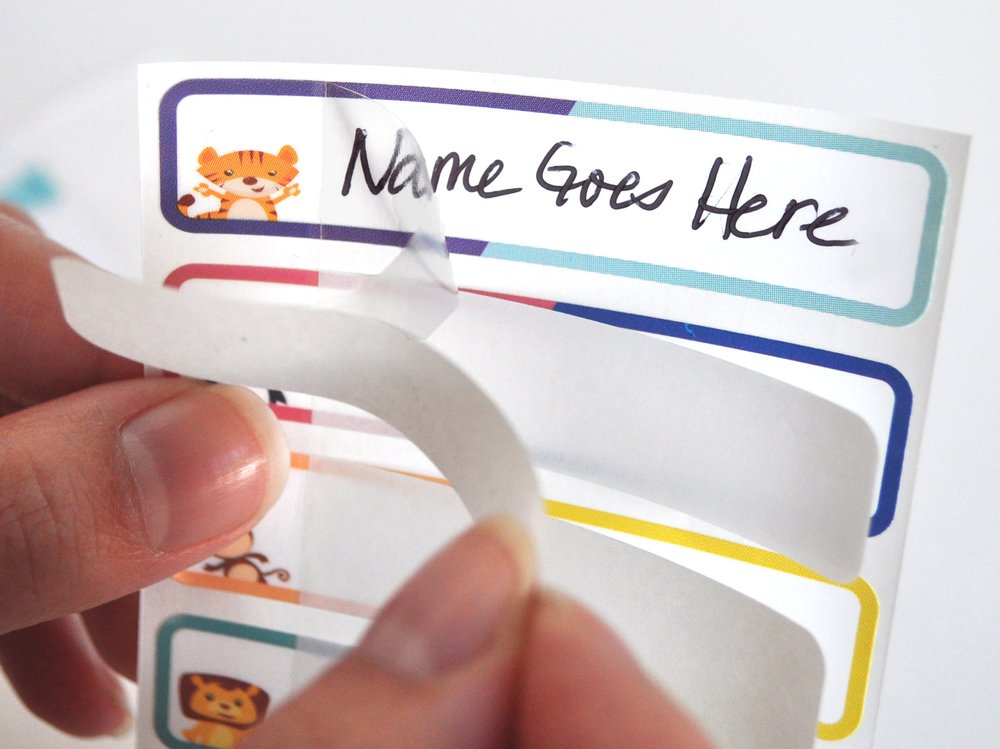 Lil' Labels playful-patterns design adds fun to kid labeling tasks