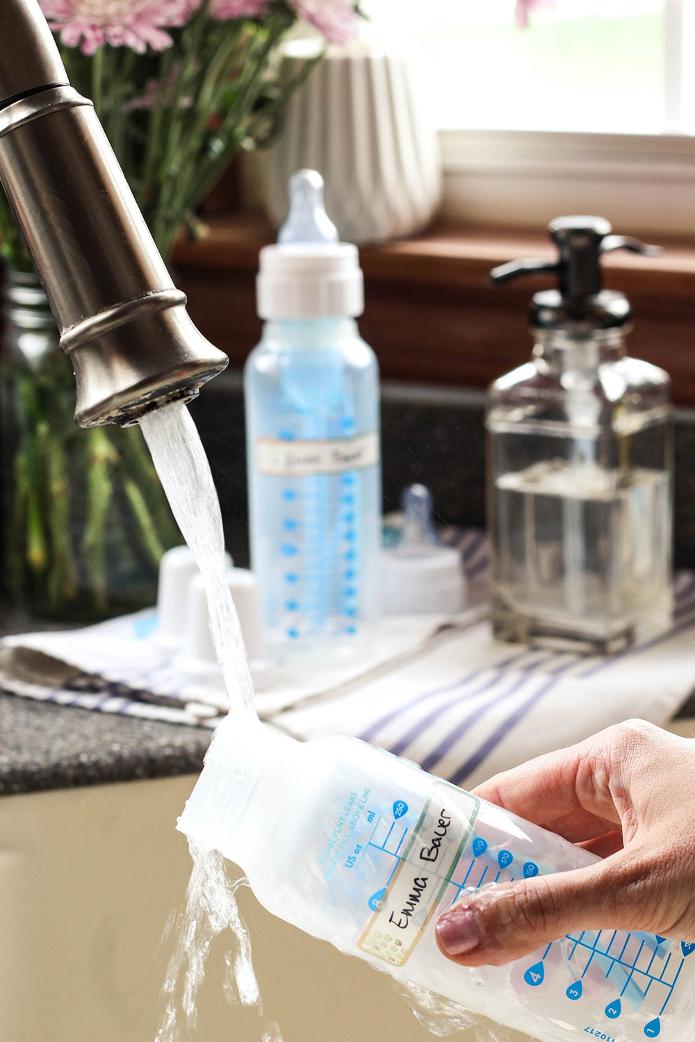 Lil' Labels tear-resistant labels hold up during busy school days