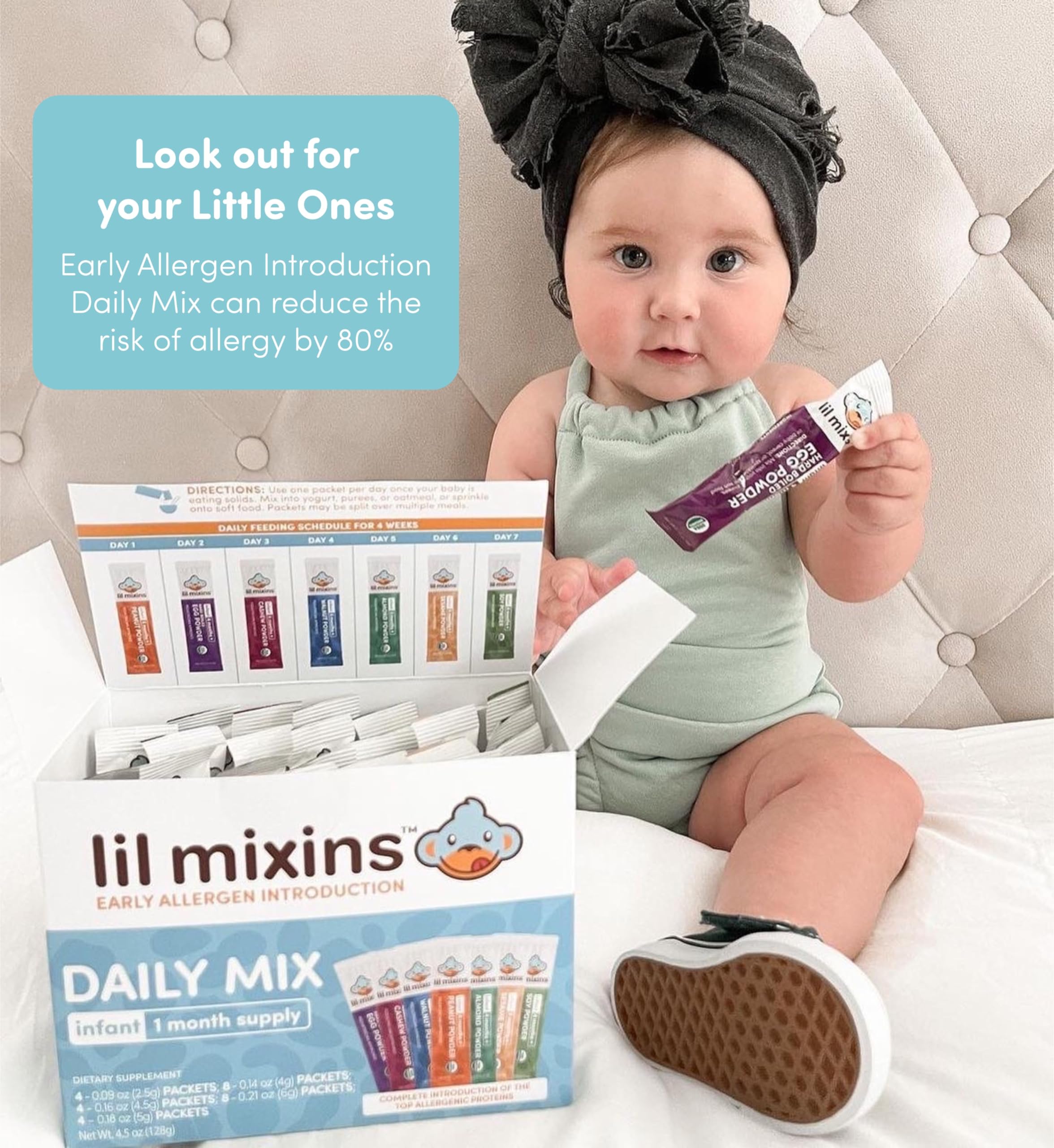 Lil Mixins pediatrician-approved seal indicating trusted guidelines for caregivers.