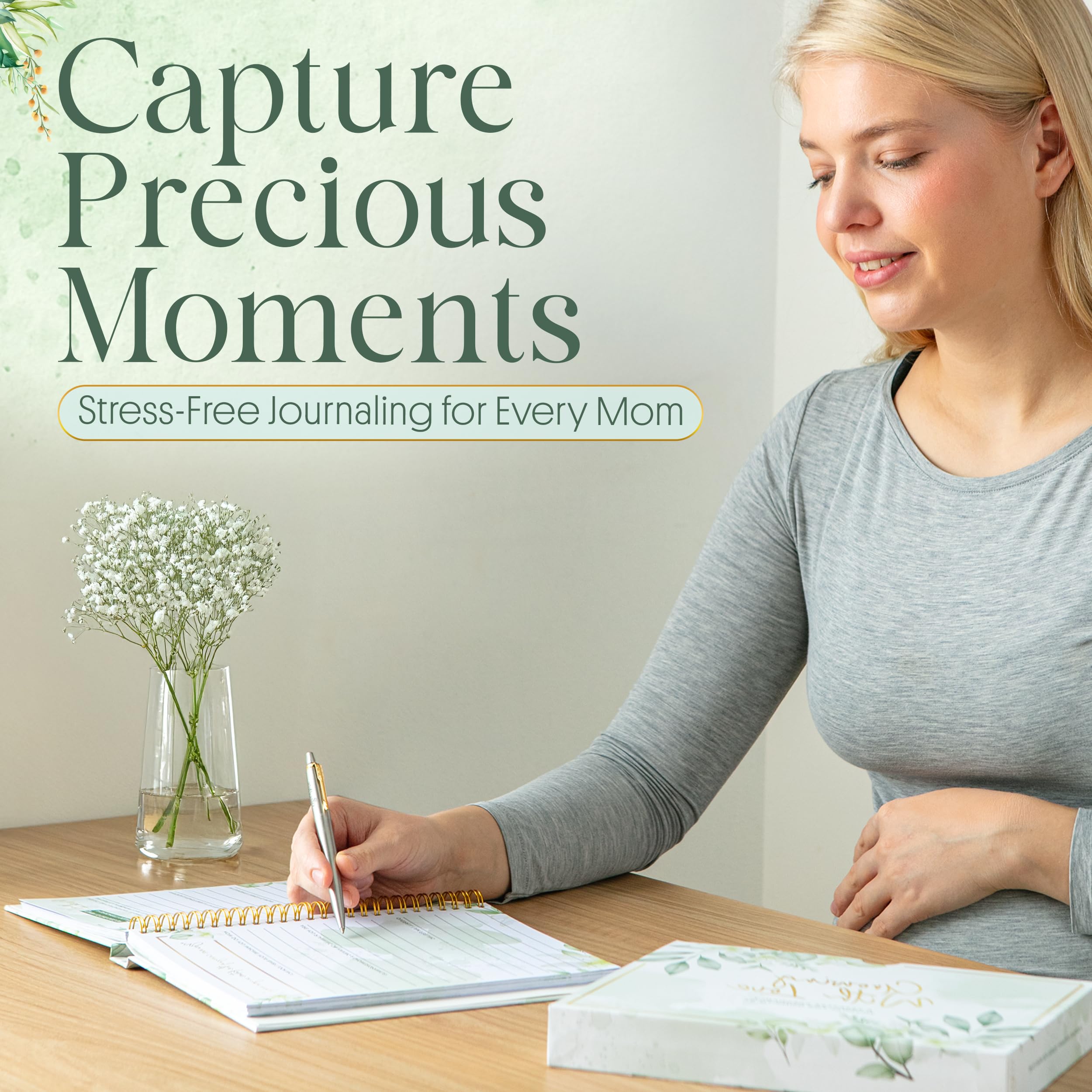 Lil Nuggets baby bump section invites photo memories and notes of body changes.