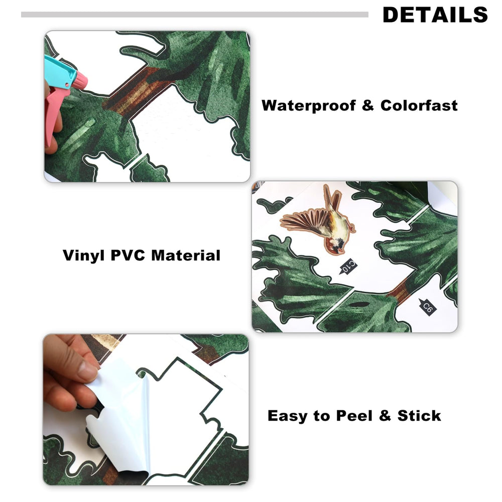 Lilacanthara DIY wall decal application showing simple peel-and-stick process