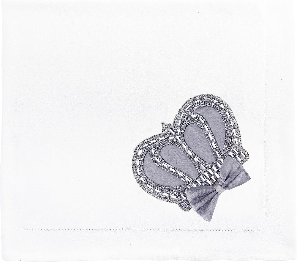 Lilax swaddle blanket 34x30 inches grey size detail