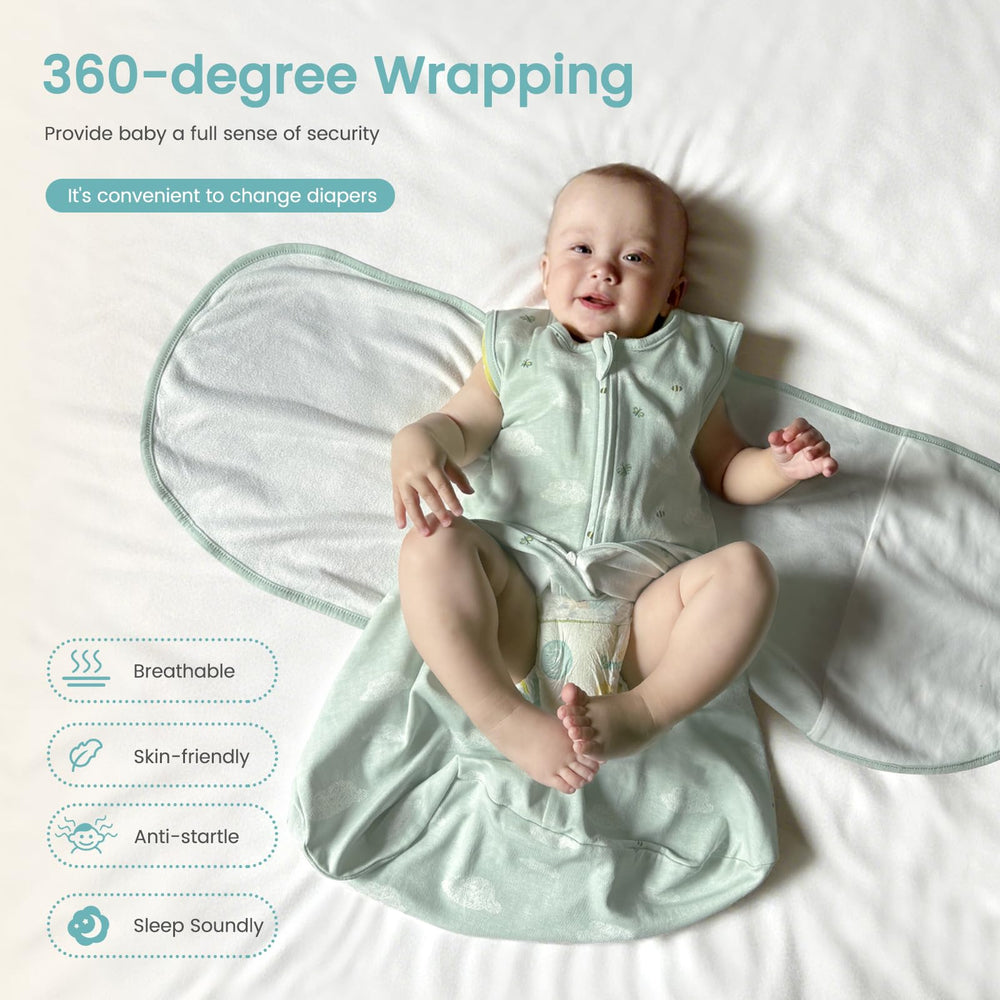 LILBESTIE sleep sack doubles as wearable blanket for naps and night sleep.