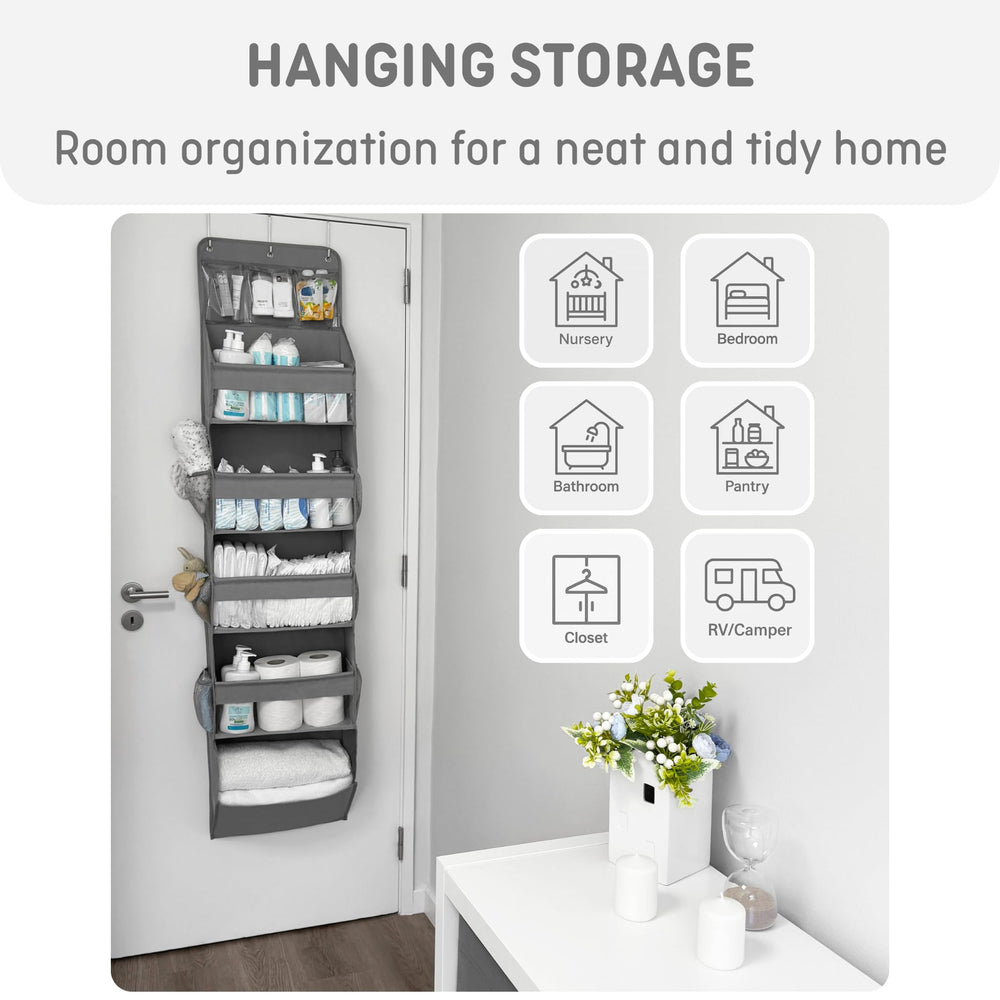 LILEKA closet-use arrangement shows versatile storage for bedrooms or nurseries.