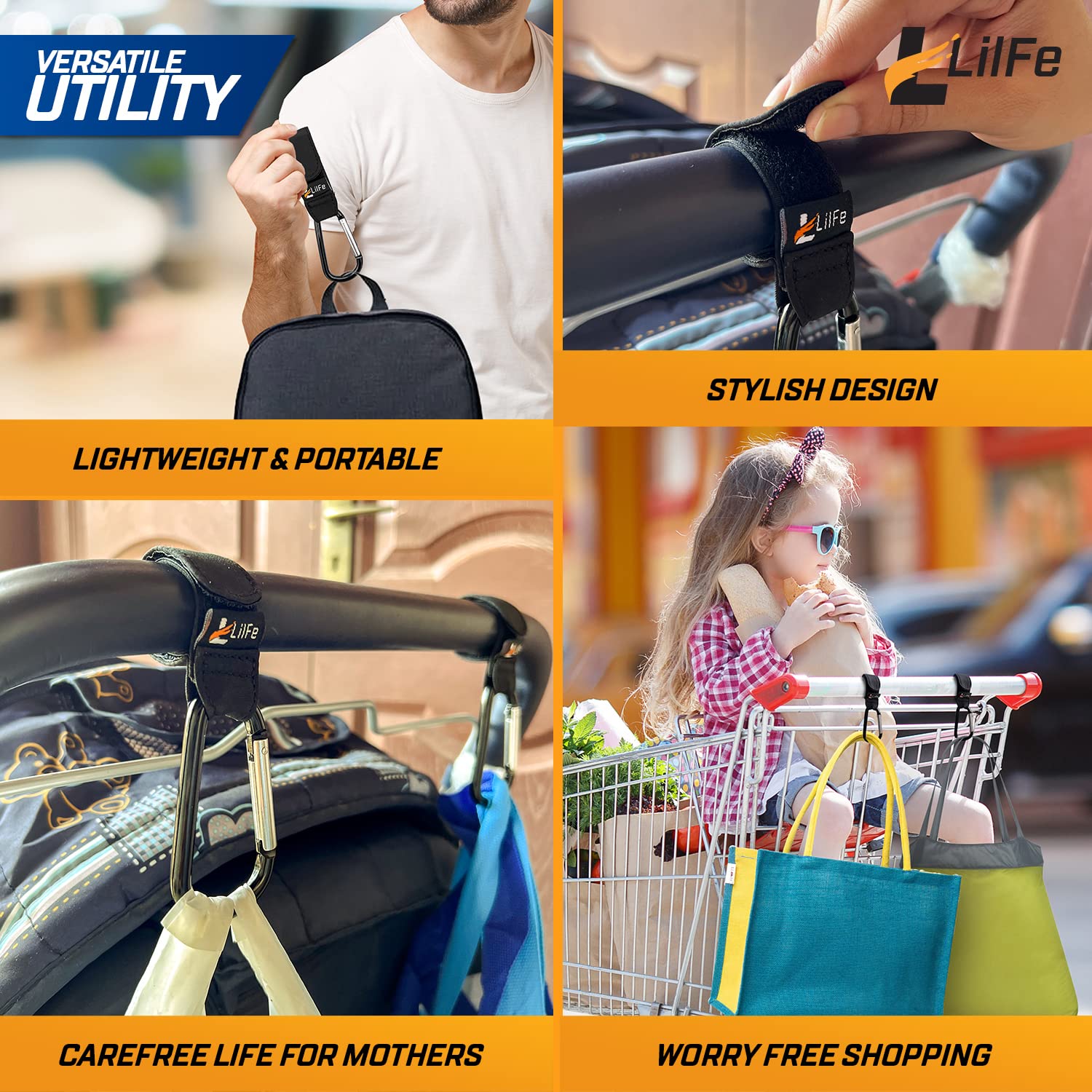 LilFe curved-edge design protects skin when loading items.