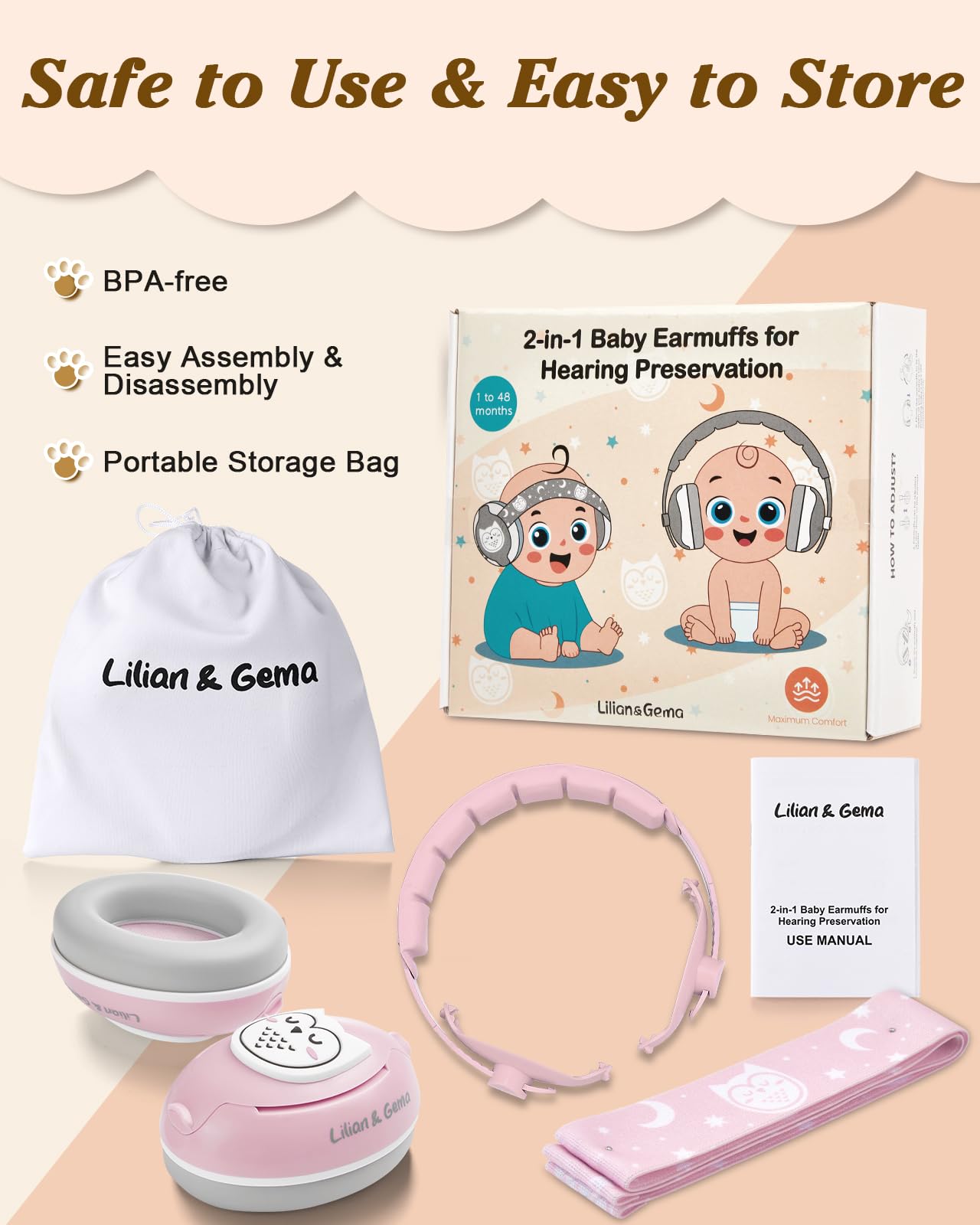 Lilian&Gema gift-pack hints at a thoughtful, ready-to-gift safety accessory.