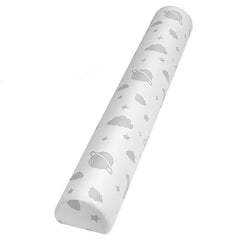 Lilian&Gema bed bumper on toddler bed highlights foam core for safe sleep