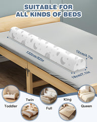 Lilian&Gema foam bed rail edge with soft fabric cover benefits cozy protection