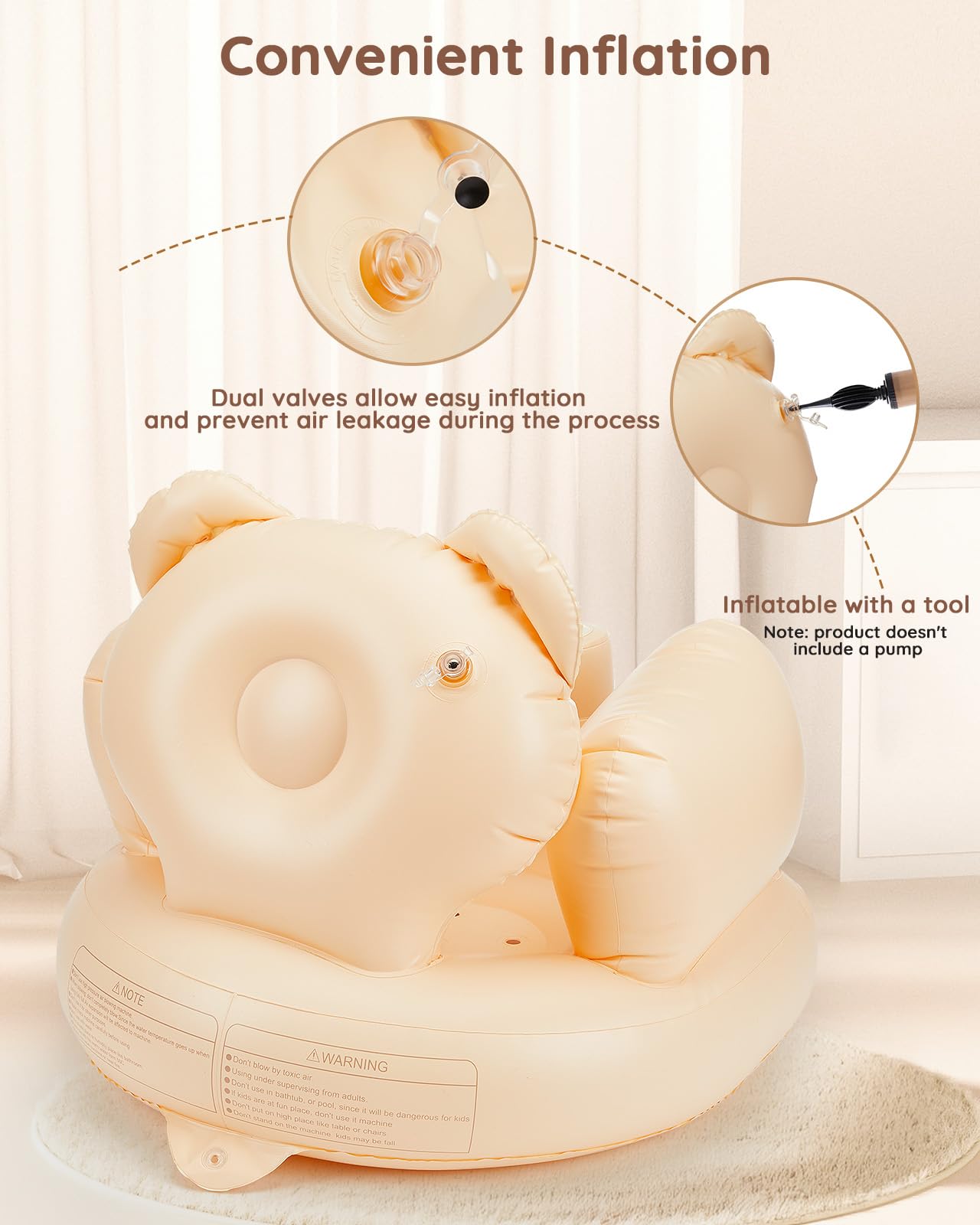 Lilian&Gema non-toxic PVC material prioritizes safety and skin-friendly use.