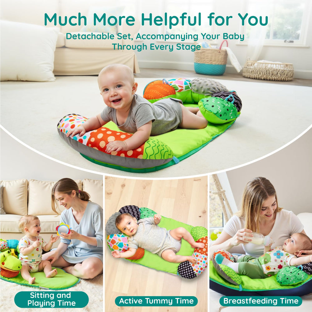 Lilian&Gema Montessori-inspired sensory play encourages visual and tactile exploration.