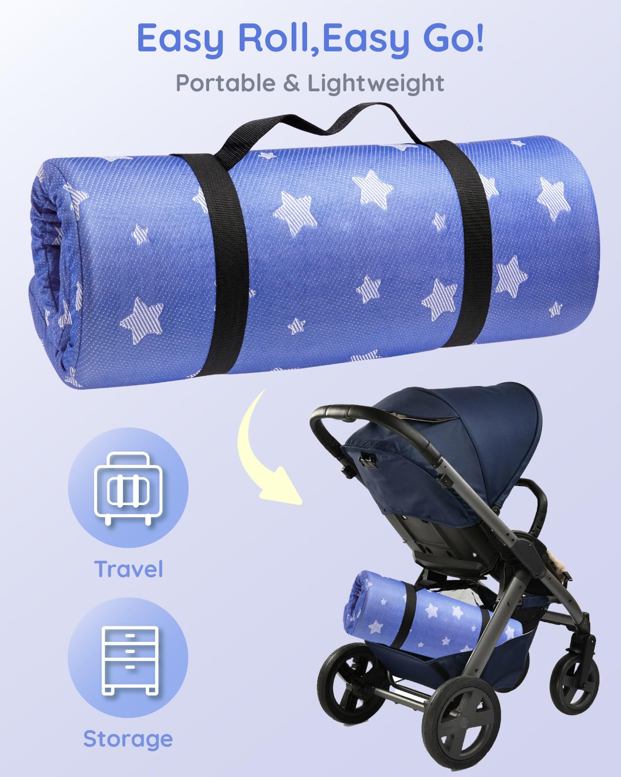 Lilian&Gema Pack-N-Play mattress fully expands after 48 hours