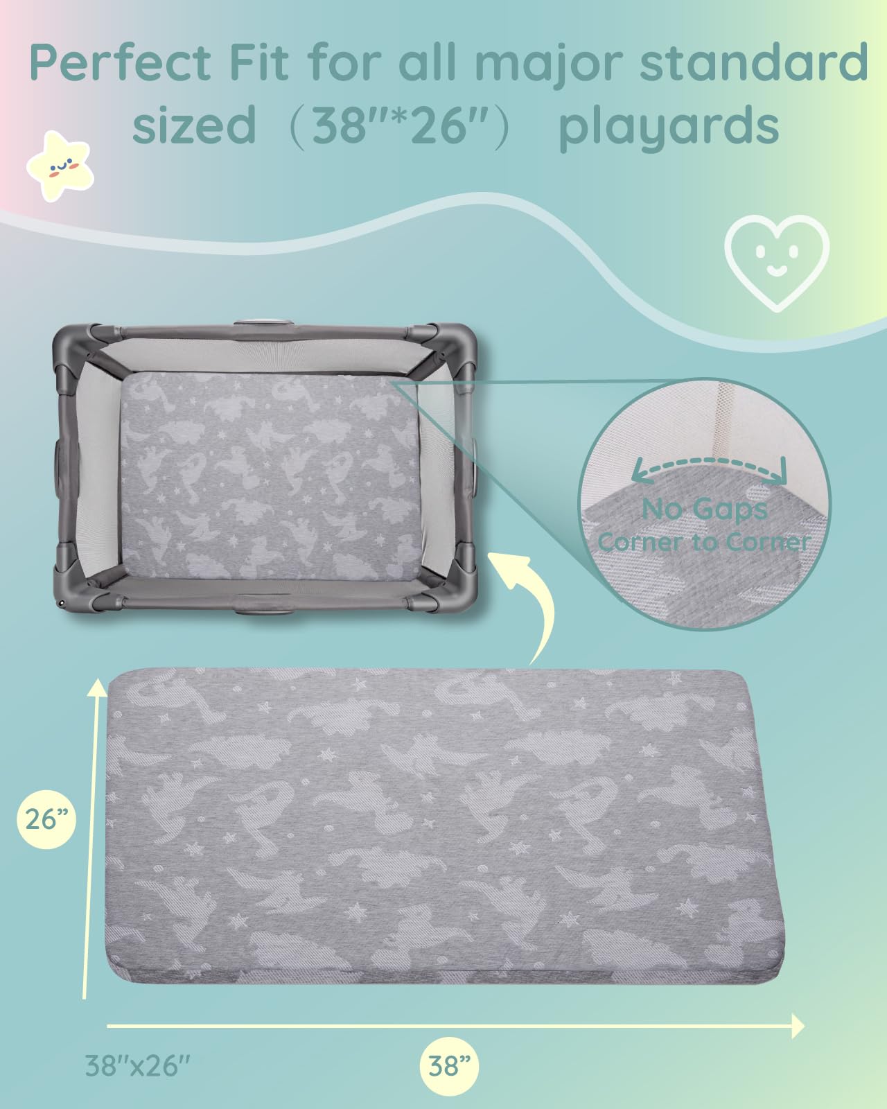 Lilian&Gema waterproof cover close-up demonstrates skin-friendly, easy-clean waterproof fabric.