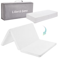 Lilian&Gema pack-play mattress in use provides cozy playtime and rest
