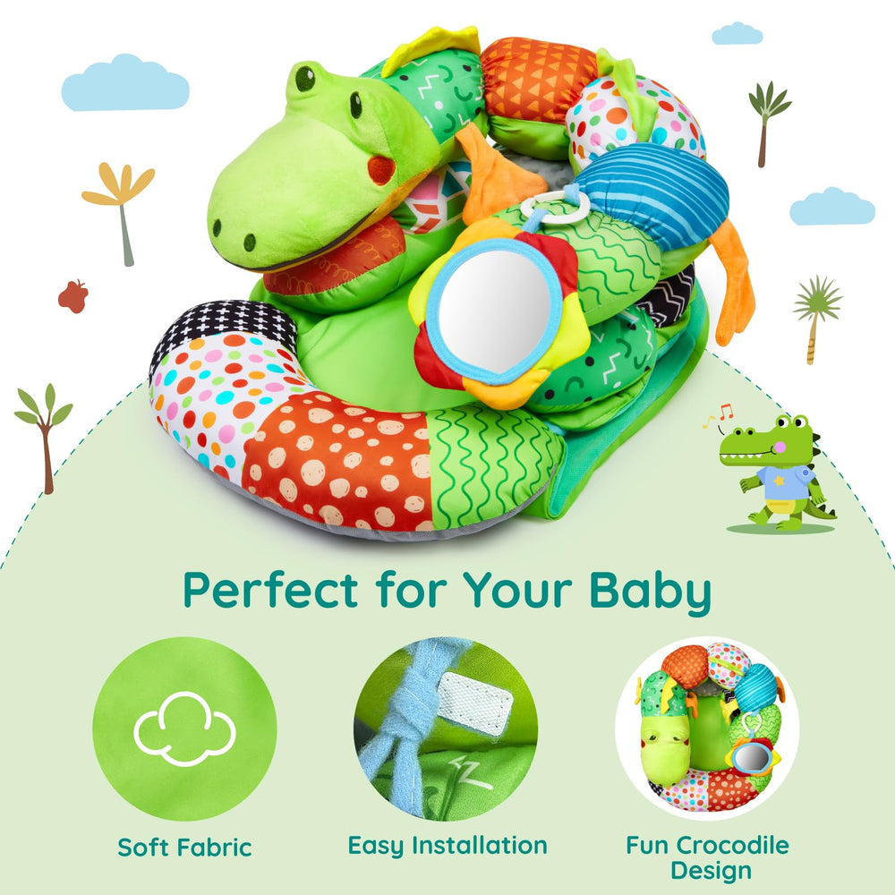 Lilian&Gema soft plush surface feels gentle on baby's skin during playtime.