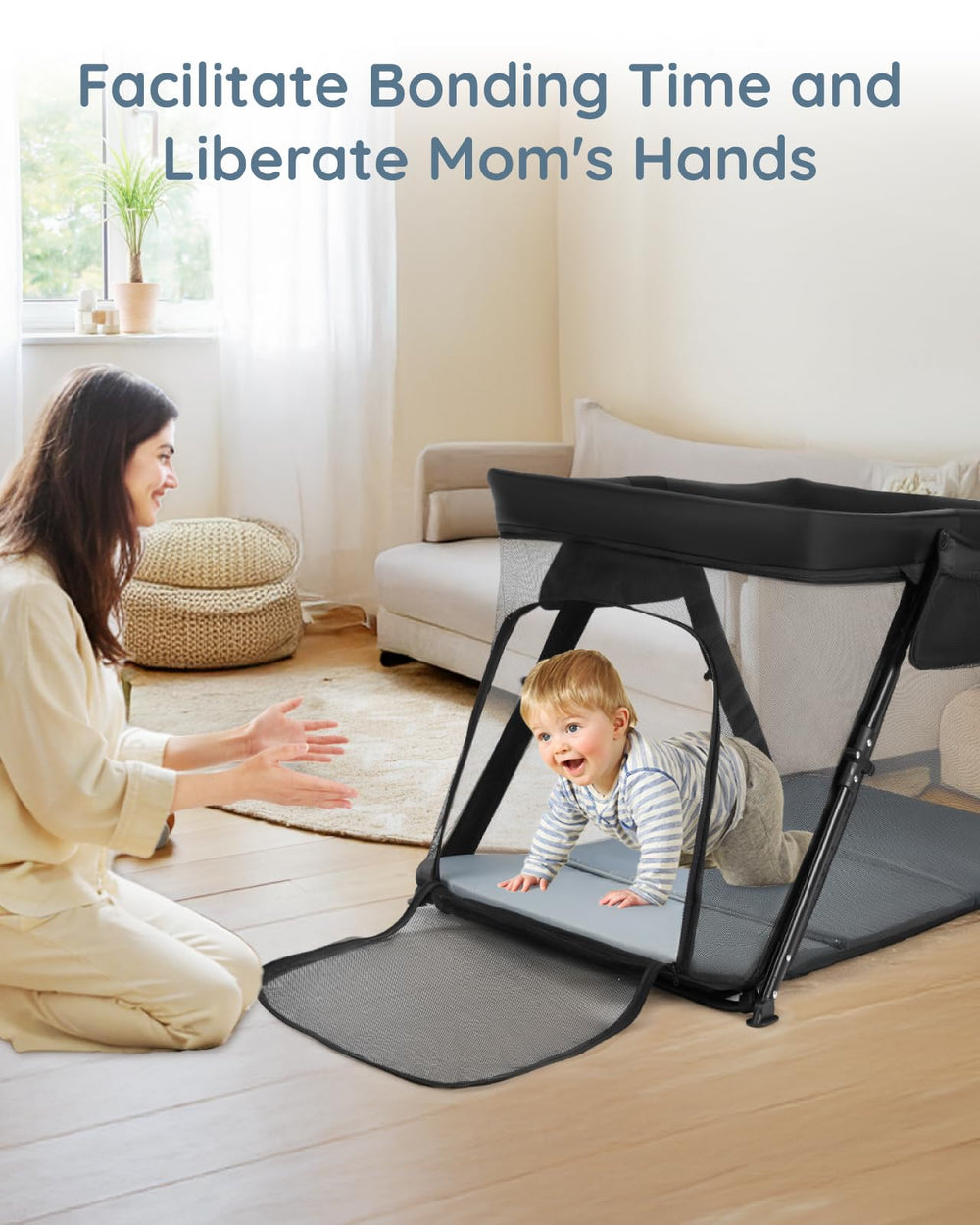 Lilian&Gema stable trapezoidal base ensures steady use on varied surfaces.