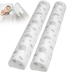 Lilian&Gema bed bumper for toddlers demonstrates a safe sleep setup between mattress and sheet.