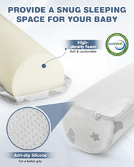 Lilian&Gema foam material close-up shows CertiPUR-US foam core and soft cover.