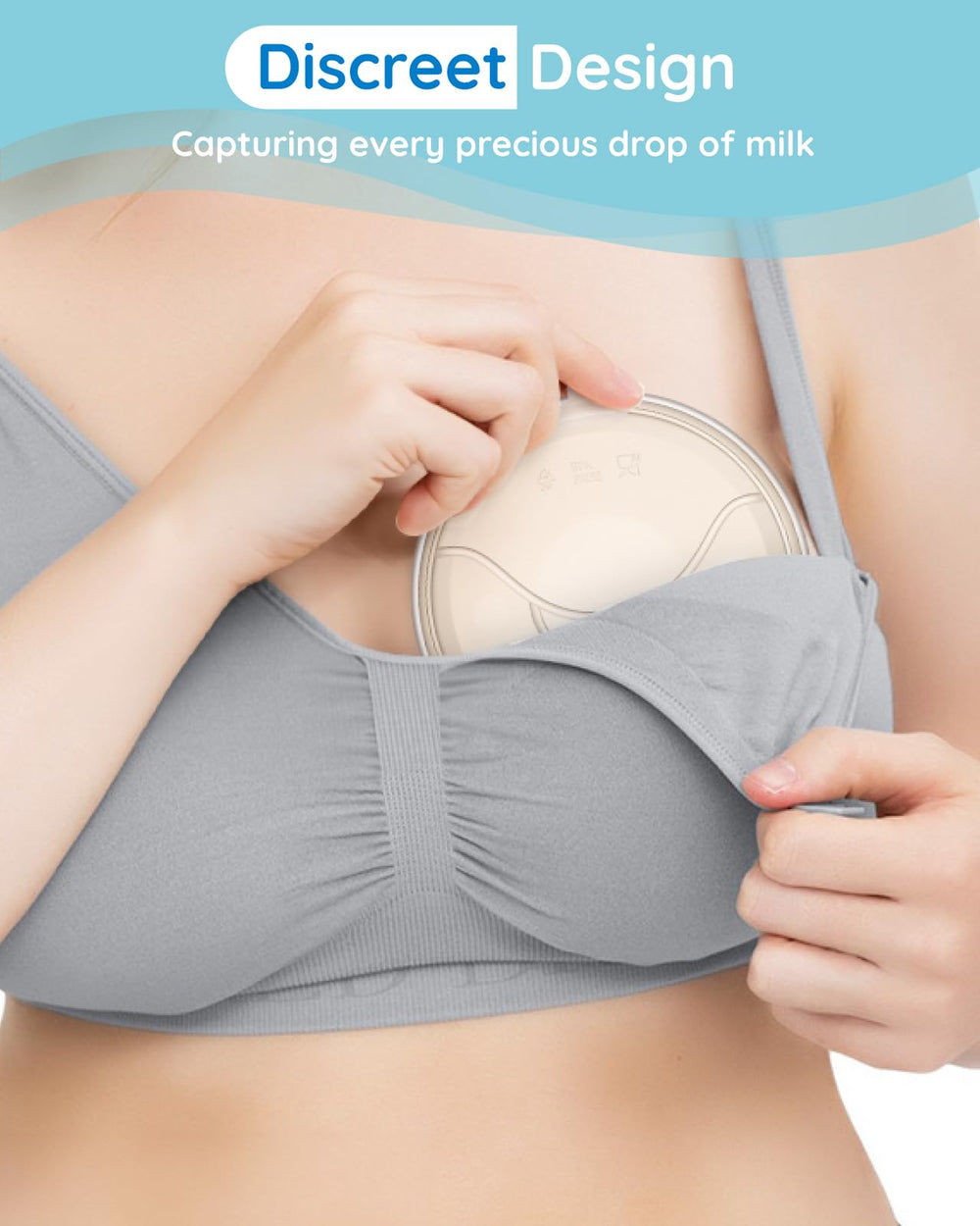 Lilian&Gema milk collector nipple-protection features reduce irritation during feeds.