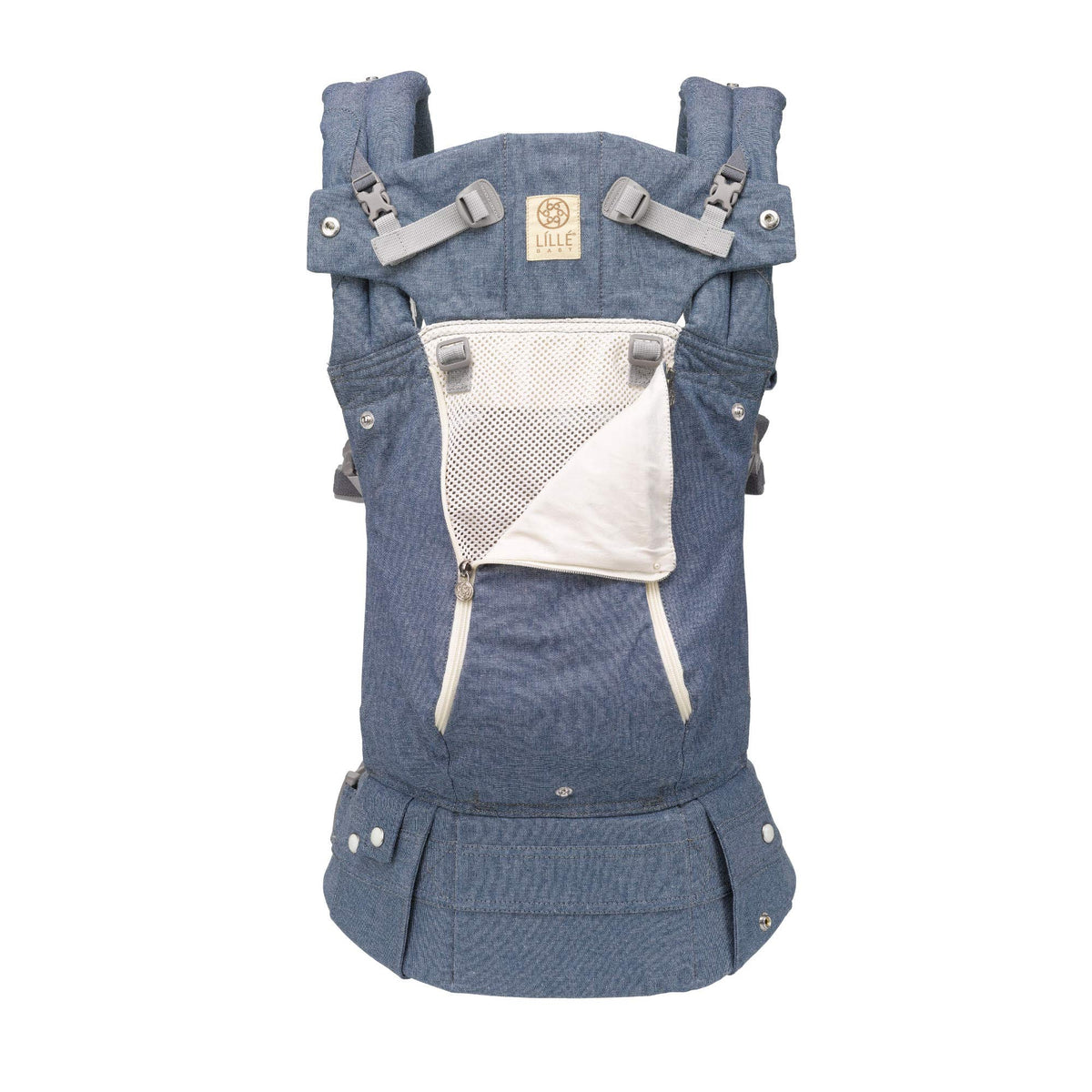 LÍLLÉbaby Complete All Seasons in front fetal position for close bonding and support