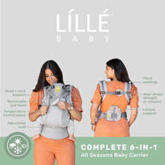 LÍLLÉbaby Complete All Seasons provides supportive lumbar comfort for longer carries