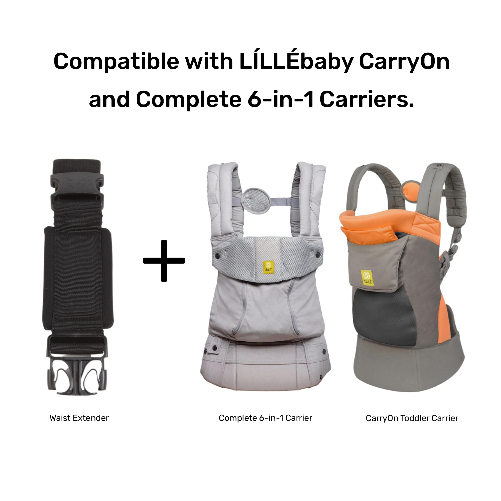 LILLEbaby tummy pad addition offers optional padding during carries for extra comfort.