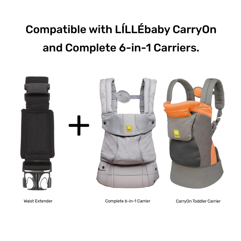 LILLEbaby tummy pad addition offers optional padding during carries for extra comfort.