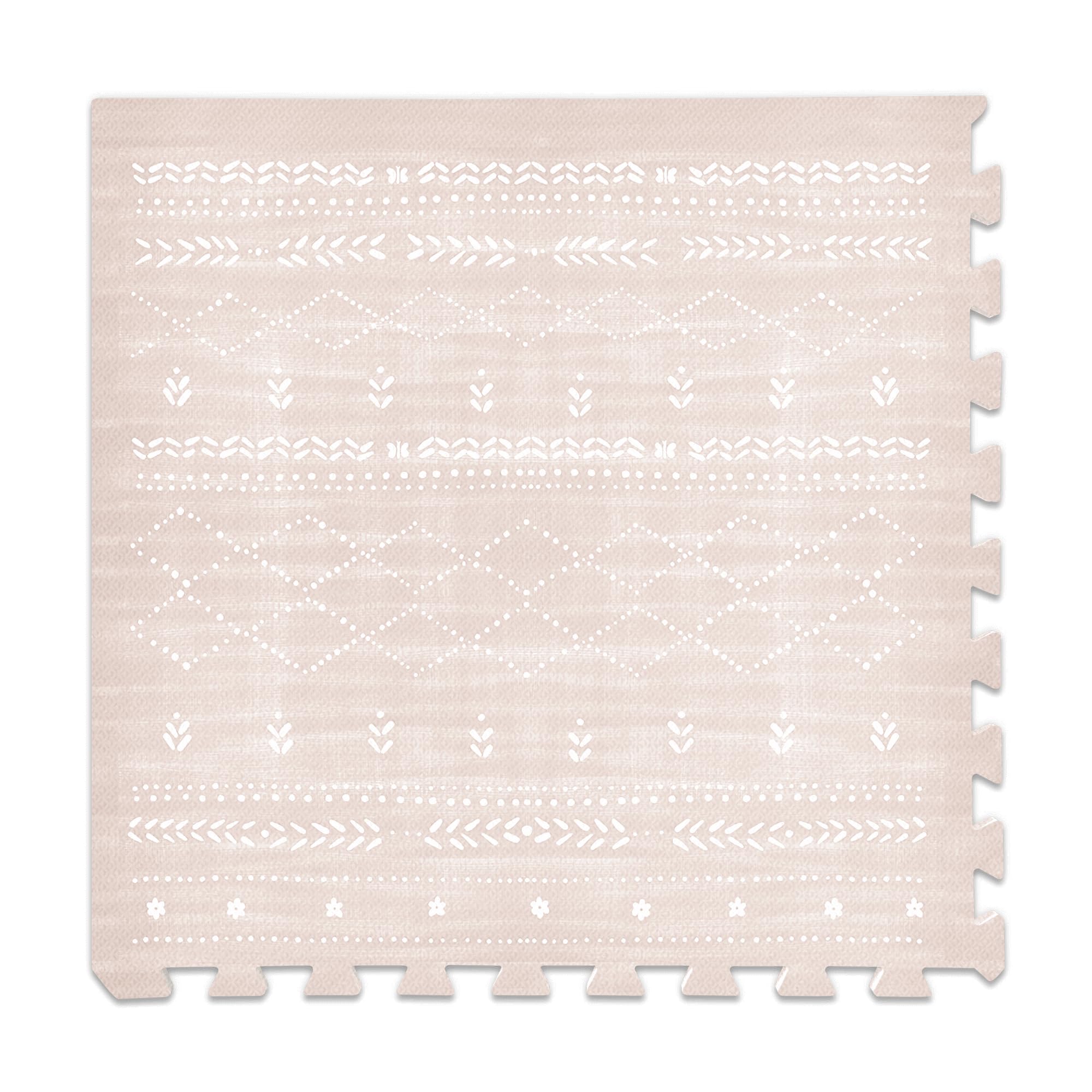 Lillefolk play mat dusk waterproof tiles are easy to wipe clean.