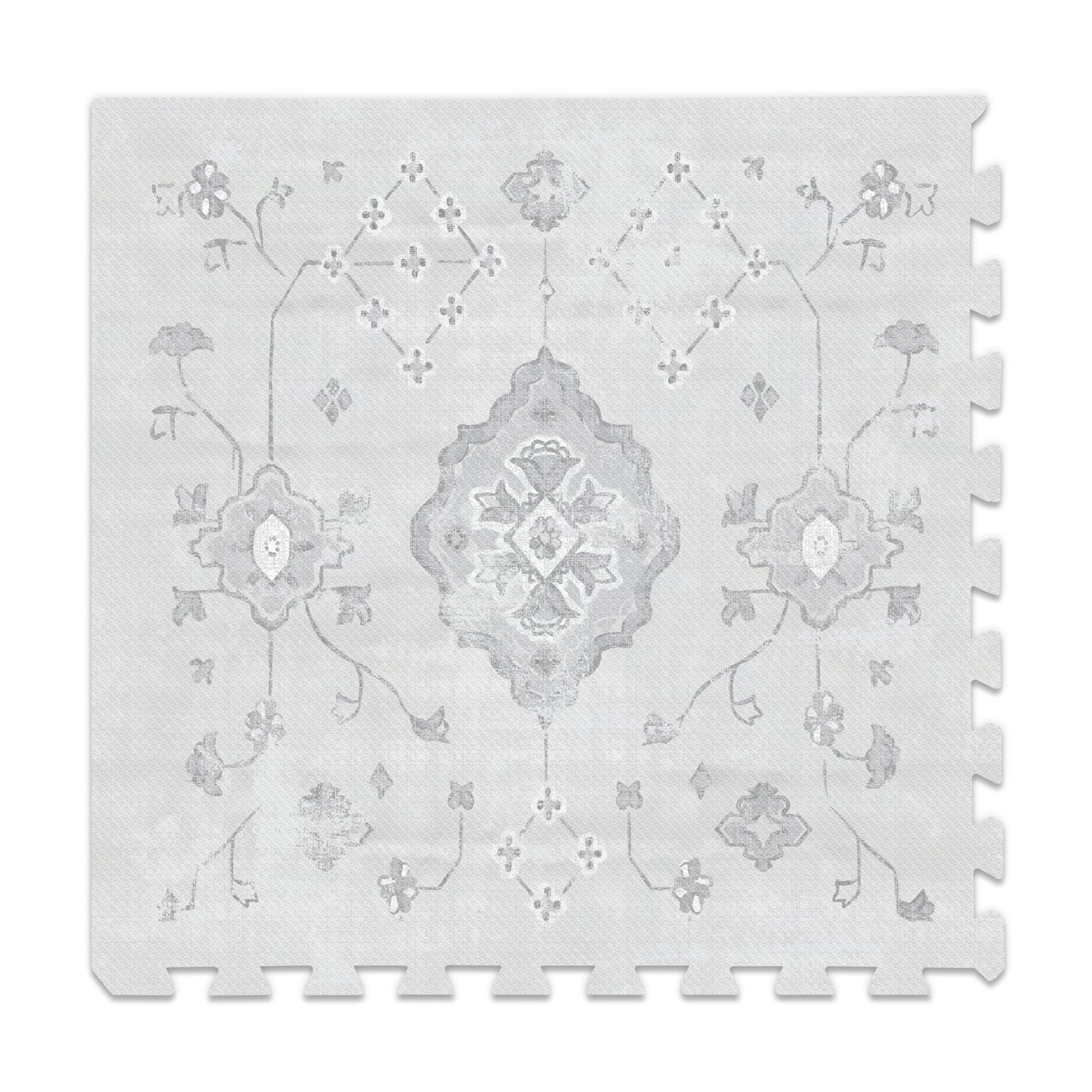 Lillefolk baby play mat interlocking tiles provide a safe, stylish learning space.