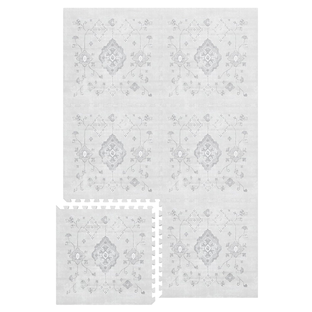 Lillefolk play mat surface is waterproof for quick, mess-free cleanups.