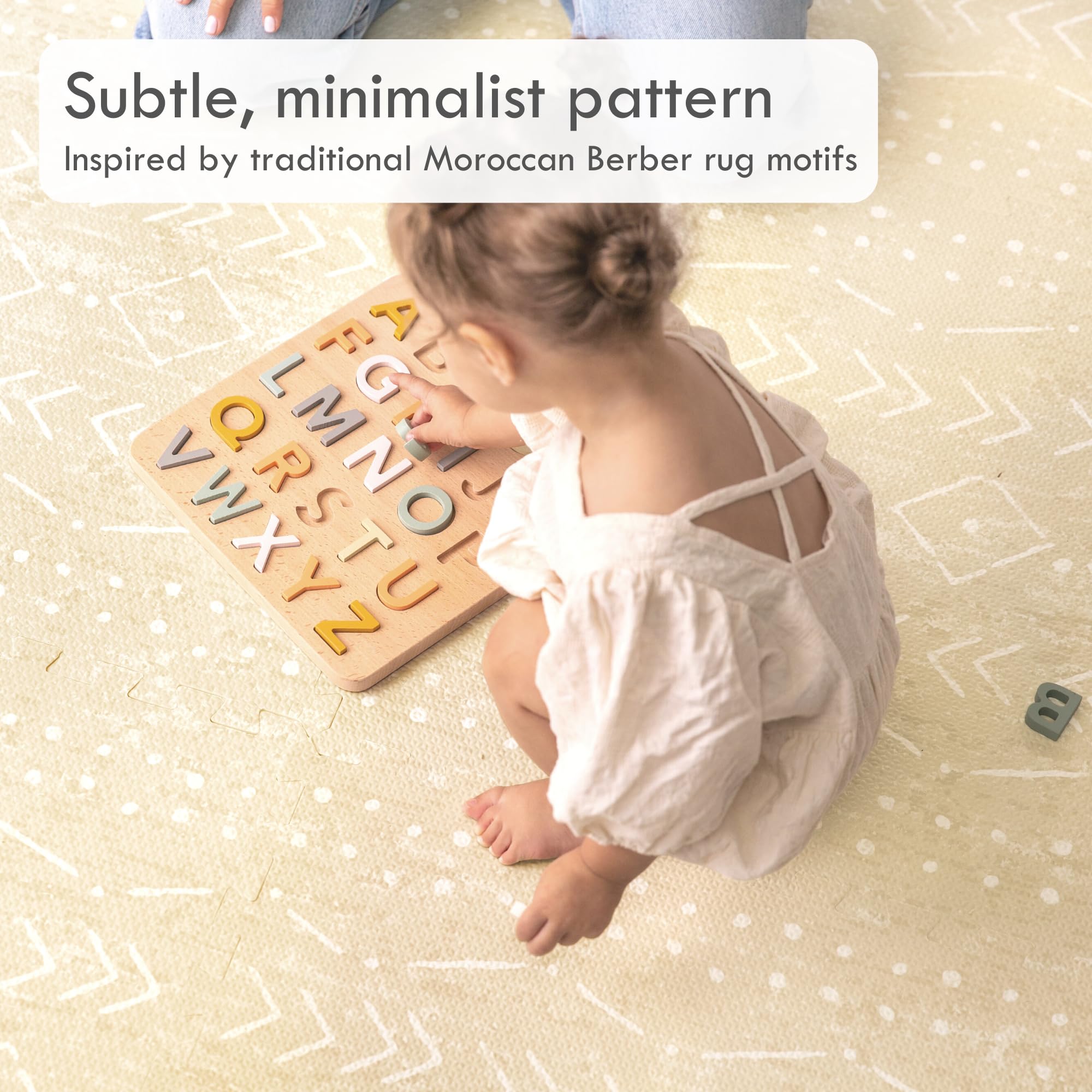 Lillefolk interlocking tiles waterproof edge view for quick setup and easy cleaning