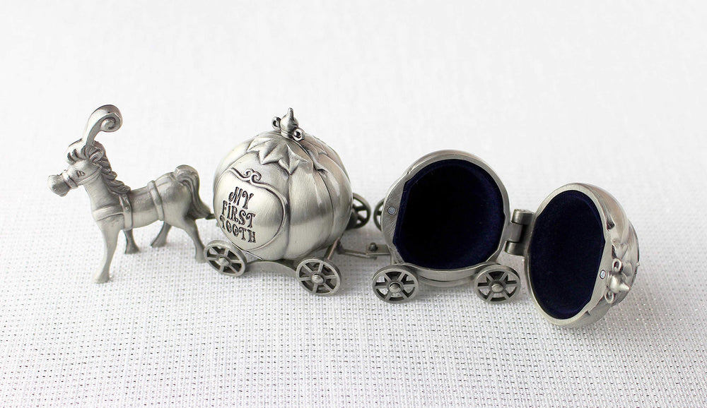 Lillian Rose keepsake pewter box blue velvet interior close-up highlights premium lining.
