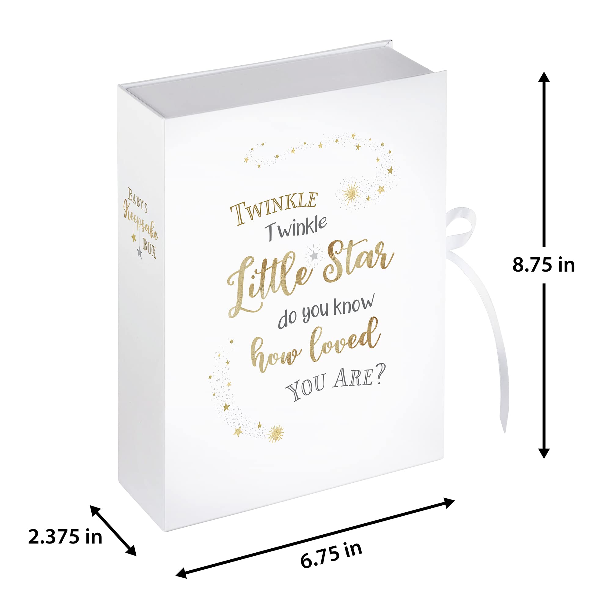 Lillian Rose keepsake box envelope provides a secure space for photos and documents.
