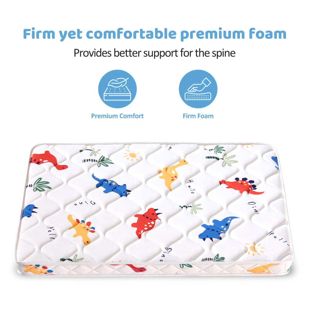 Lillibearas Pack N Play Mattress setup helps babies settle into peaceful sleep