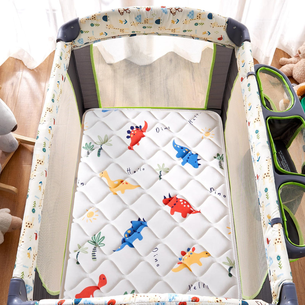 Lillibearas Pack N Play Mattress remains quiet and odor-free for uninterrupted naps