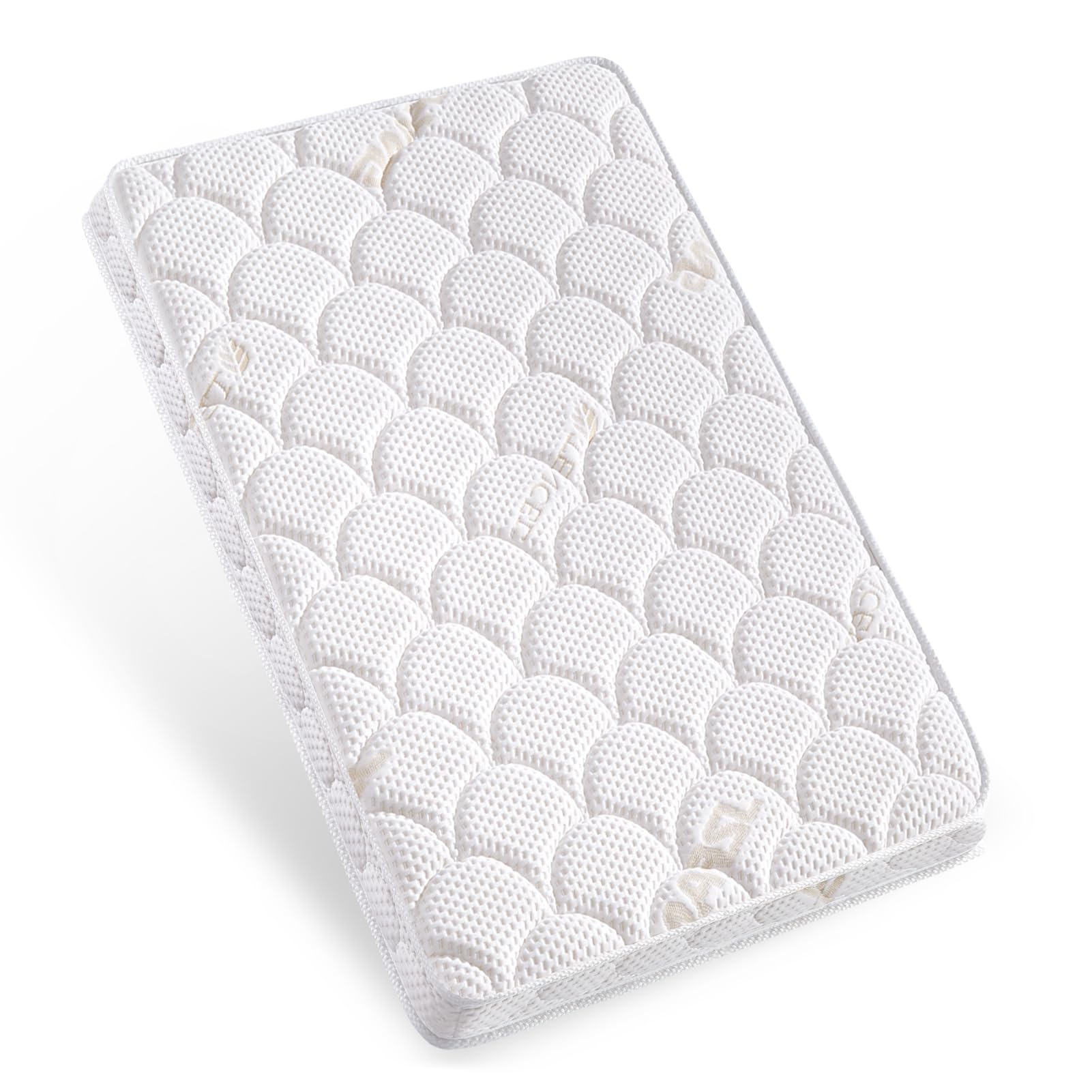 Lillibearas Pack N Play Topper main view shows 38x26 size for comfortable travel sleep.